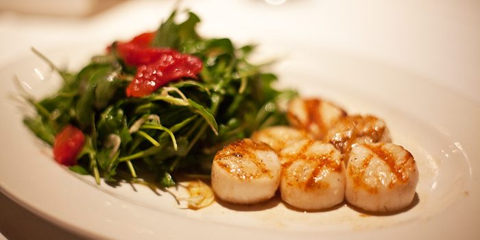 Recipe: Grilled Scallops with Marsala Vinaigrette