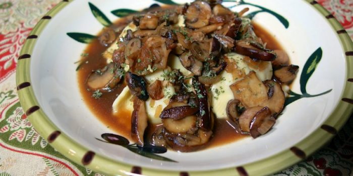 Chicken Marsala Ravioli Recipe