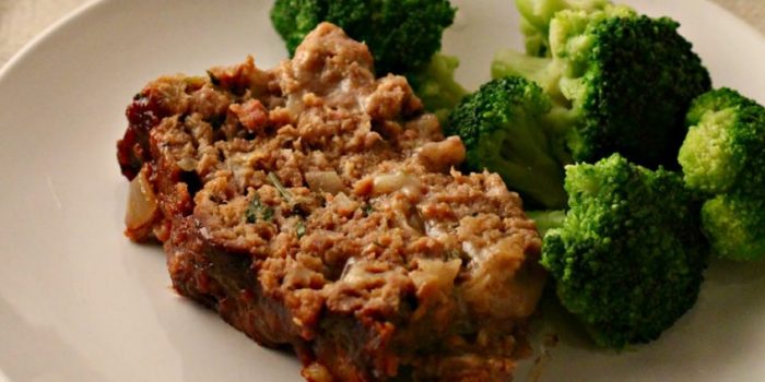 Cheesy Marsala-Glazed Meatloaf Recipe